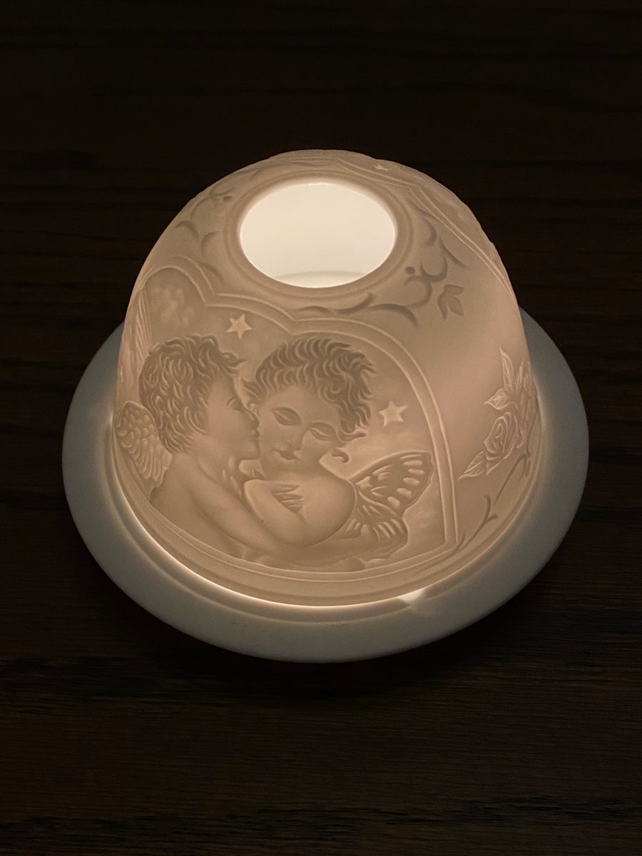 cherub stars fairy lamp