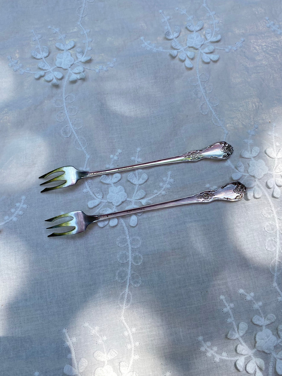 vintage cocktail forks