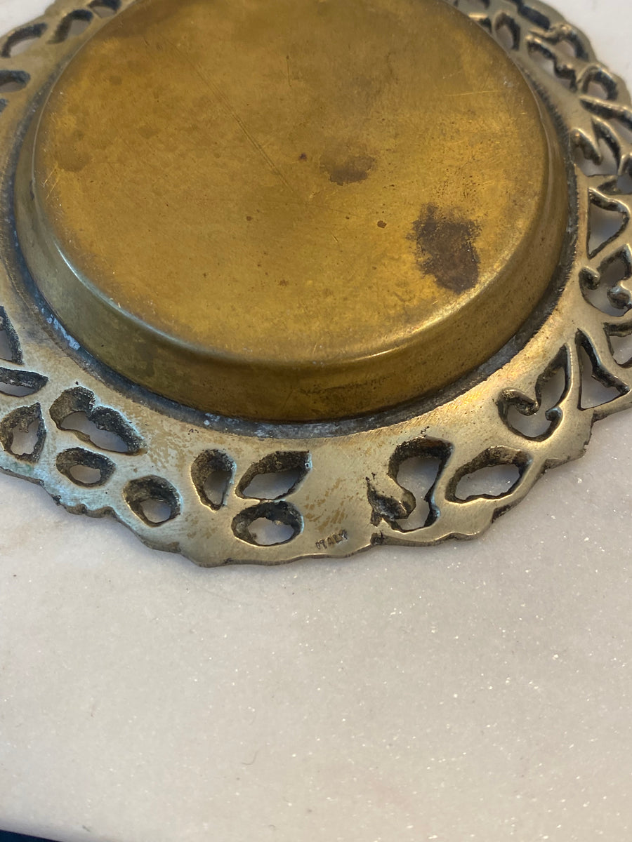italian fleur-de-lis ashtray