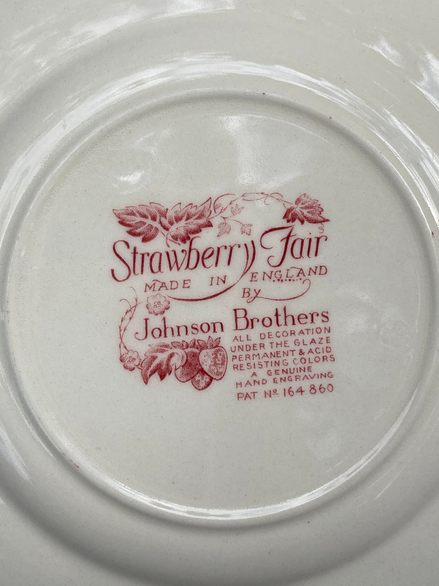 strawberry fair plate