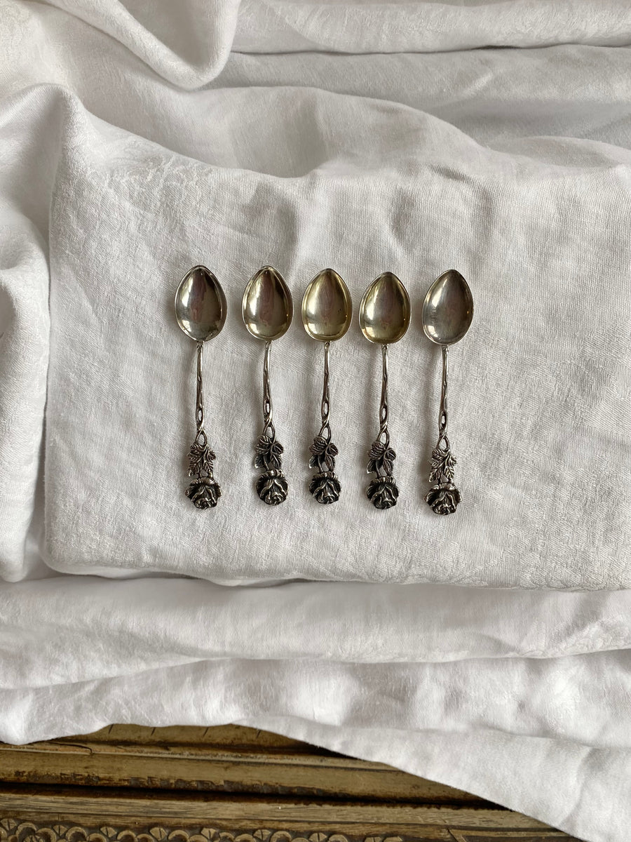 rose demitasse spoon