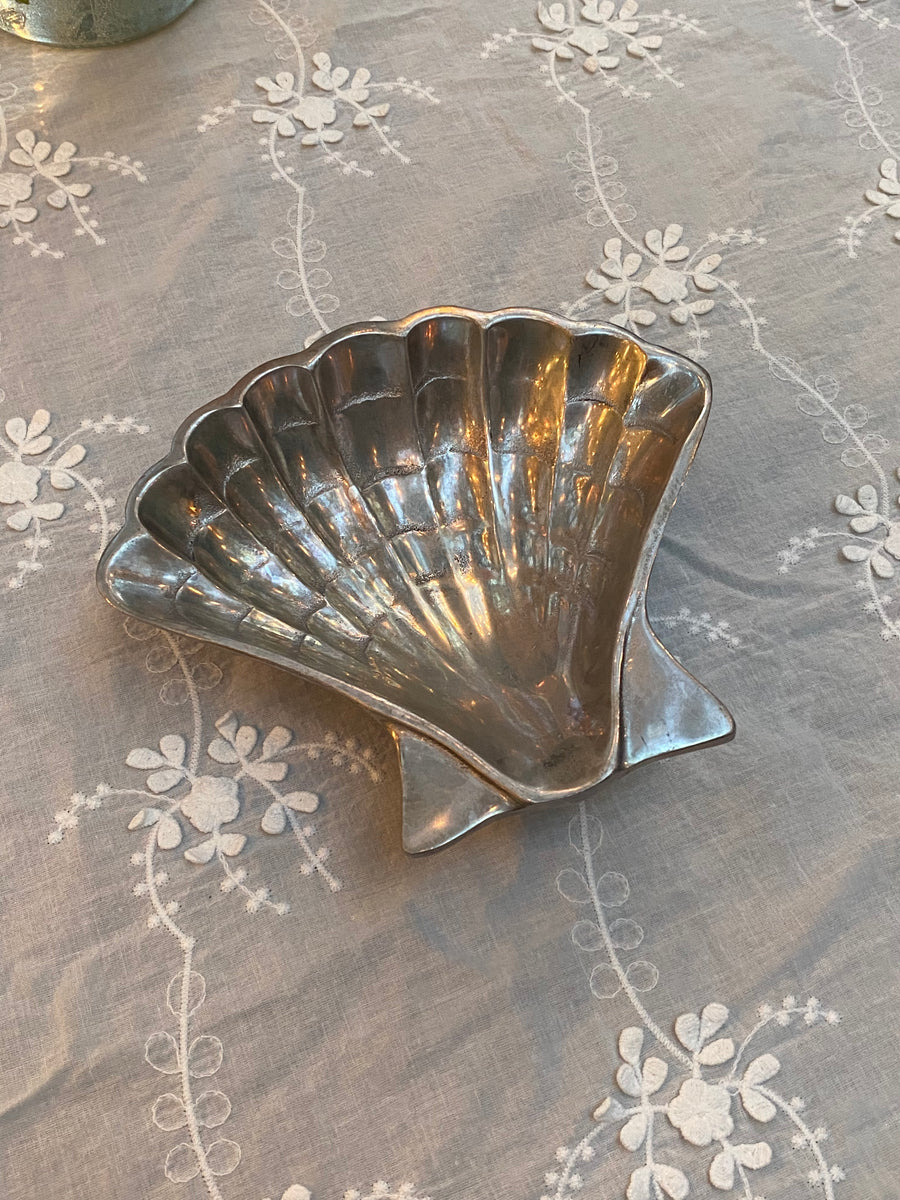 silver shell bowl