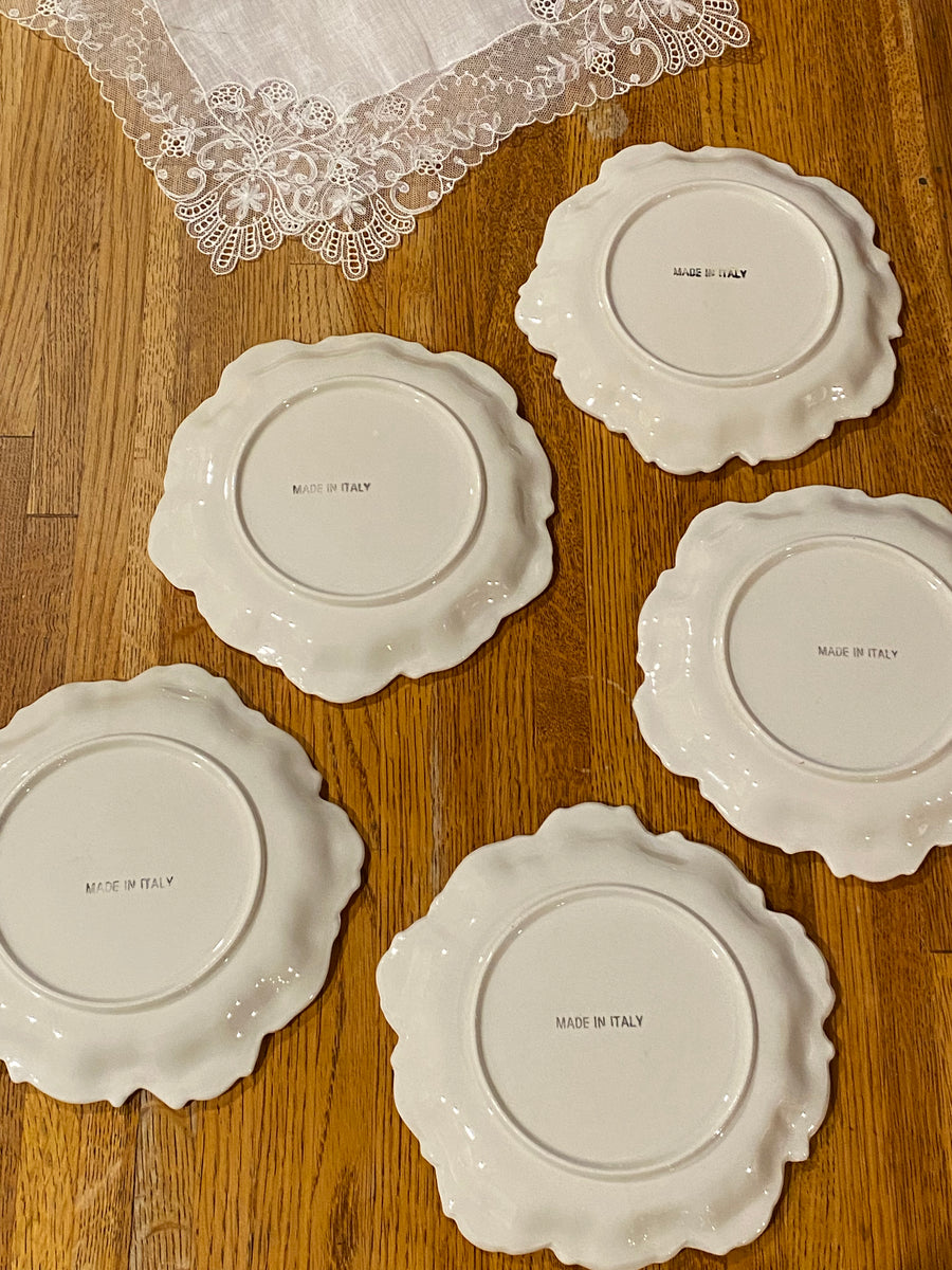 italian cream shell plates