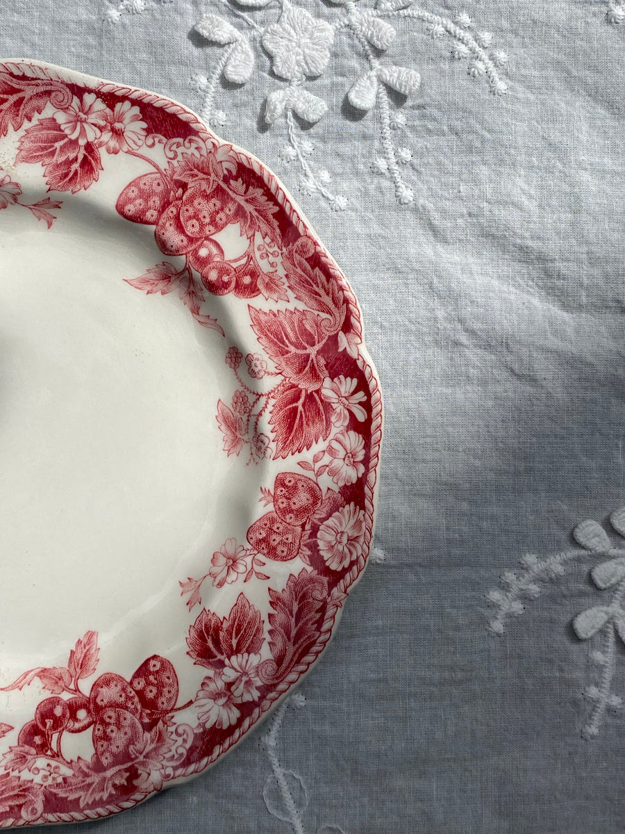 strawberry fair plate