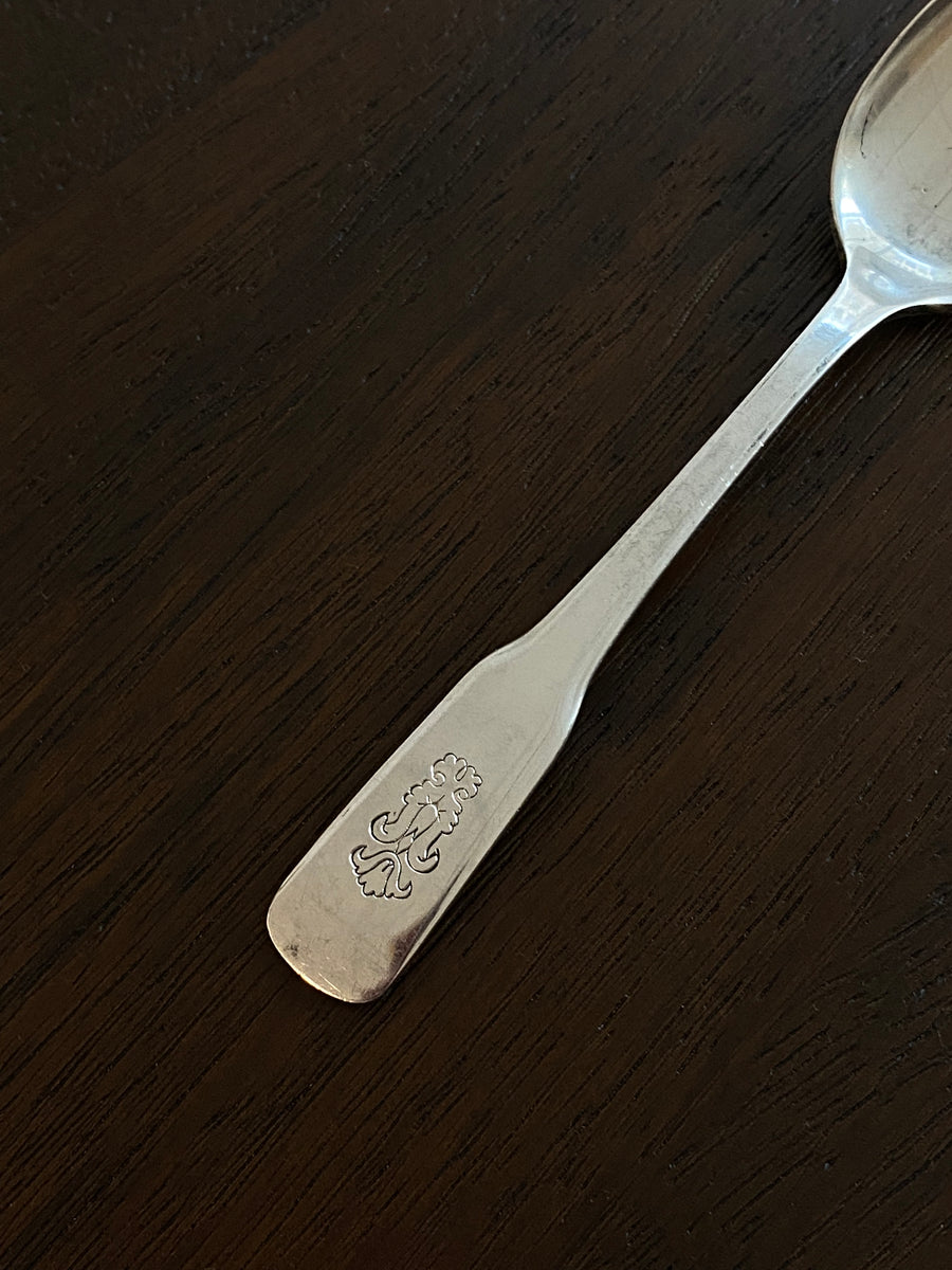 scroll sugar spoon