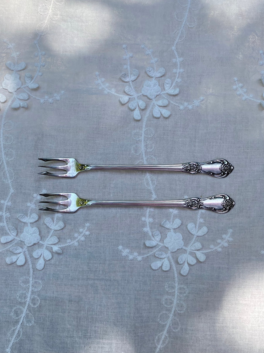 vintage cocktail forks