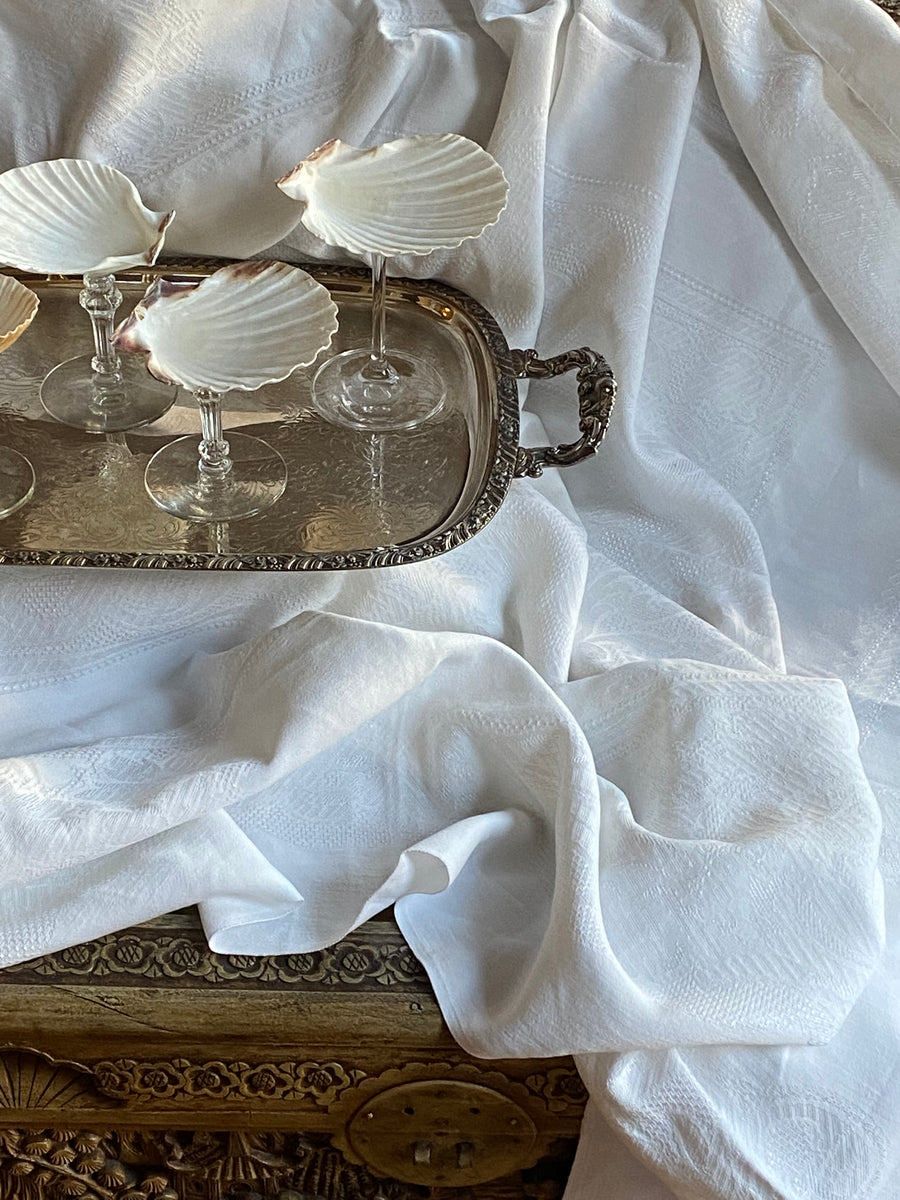 silver serving tray