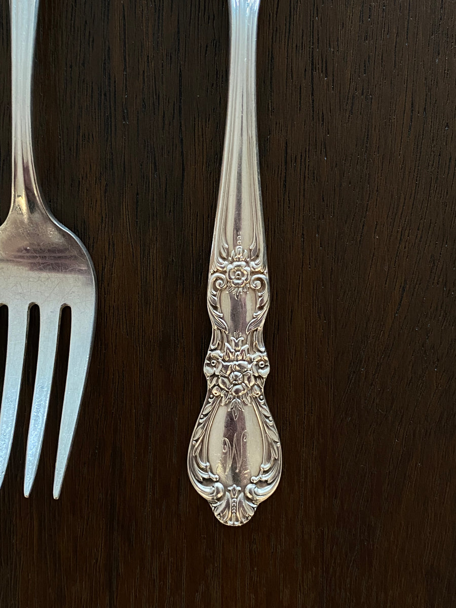 vintage silver forks